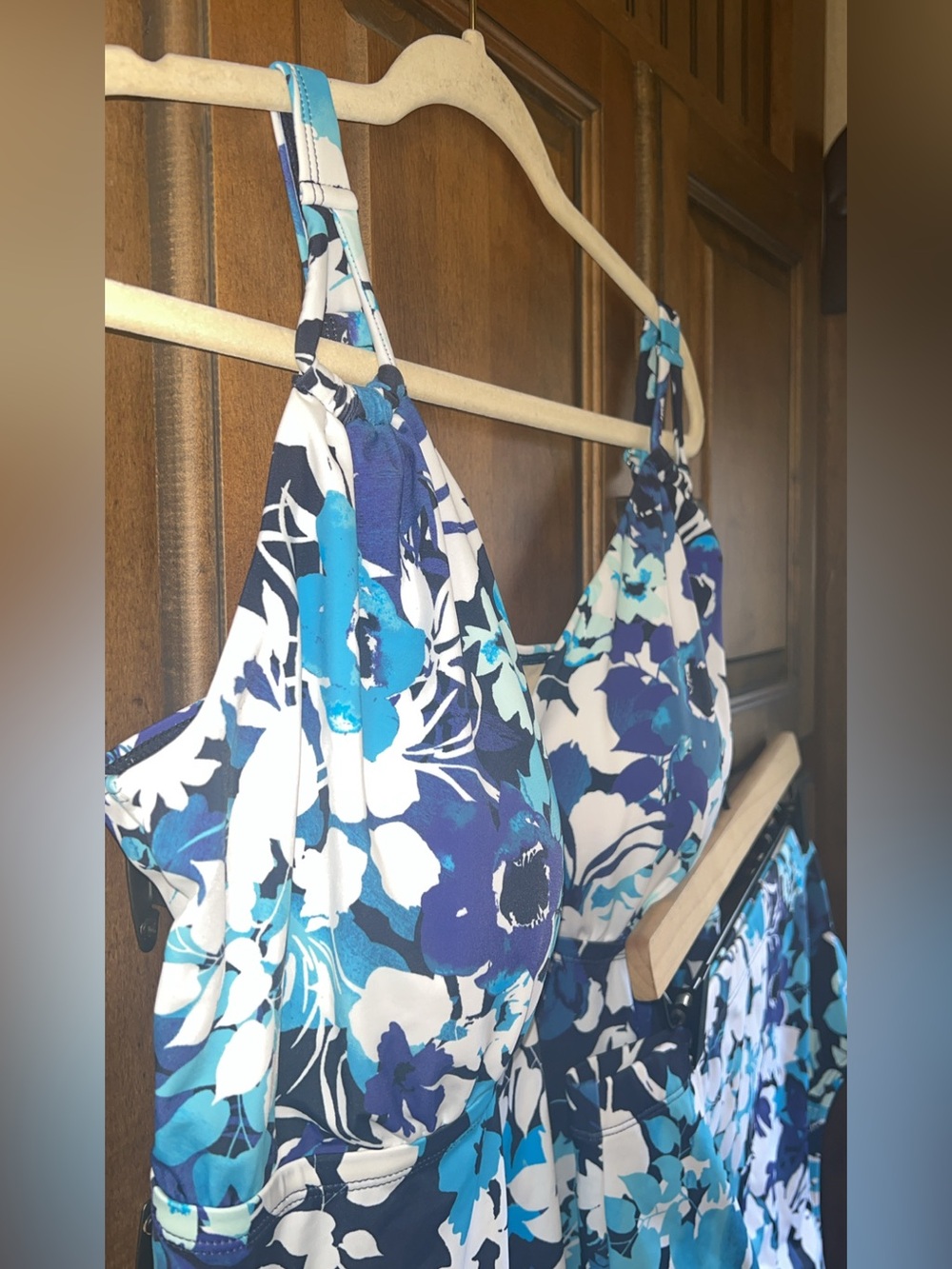 Swimsuits For All Floral Tankini Set 2PC Size 20 NWOT - Picture 4 of 12